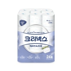 크리넥스 데코소프트 두루마리 화장지 3겹  30m 24롤 1백