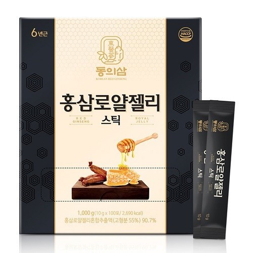 [설맞이] 동의삼 홍삼로얄젤리스틱 10g x 100포 (쇼핑백)