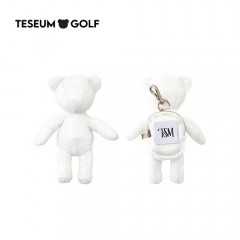 [TESEUM GOLF] 미니베어 스팽글 볼케이스 TBWB22F07 화이트, 블랙, 실버