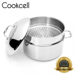 [Cookcell] 쿡셀 통3중 스텐 IH 곰솥 28cm